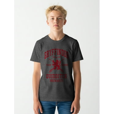 Harry Potter, Boys' & Big Boys' Graphic Tee, Gryffindor Quidditch Seeker, Sizes 4-18