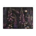 thumbnail image 5 of Yayeee Area Rugs for Living Room 6.7'x4.8' Non Slip Washable Bedroom Floor Carpet, Dark Gothic Floral, 5 of 6