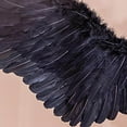 thumbnail image 3 of Wing Costume Accessory Props Halloween Festival Props Men decor Performance Black, 3 of 9
