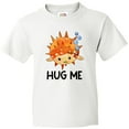 thumbnail image 3 of Inktastic Hug Me Cute Pufferfish with Bubbles Youth T-Shirt, 3 of 5
