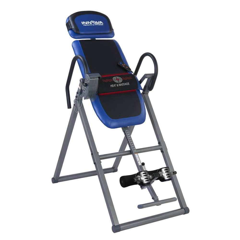Innova ITM4850 Inversion Table with Heat and Massage Therapy Walmart