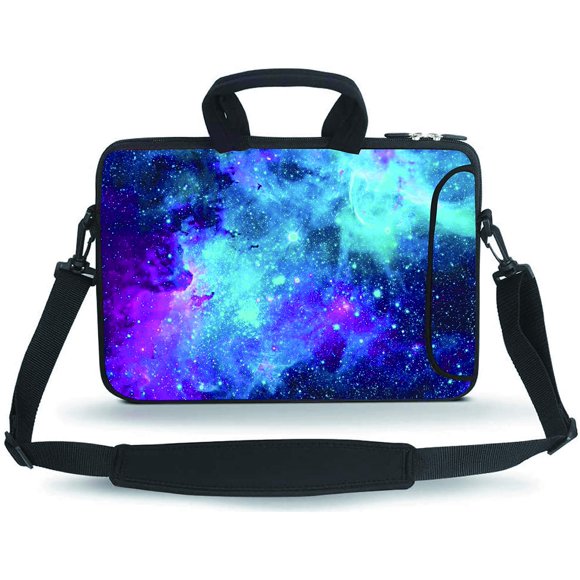 Hyutota 14 15 15.4 15.6 Pulgadas Bolsa De Mensajero Funda De Transporte Con Asa Bolsillo Para Accesorios Se Adapta A Computadoras Portátiles De 14 A 15 Pulgadas/Notebook/Libros Electrónicos/Tableta Pa