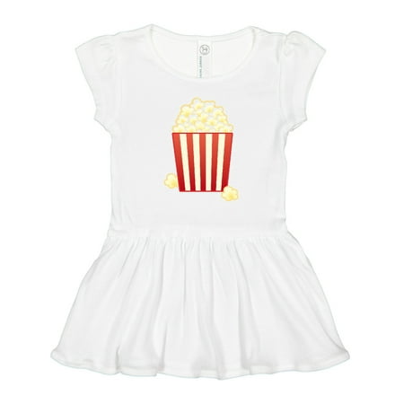 

Inktastic Popcorn Movie Treat Gift Toddler Girl Dress