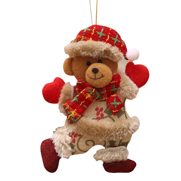 Wdftyju Muñeco colgante de Navidad, colgante de temporada festiva, muñeco de peluche, decoración navideña Wdftyju 5ss9qn2rd2vg8qe9D03
