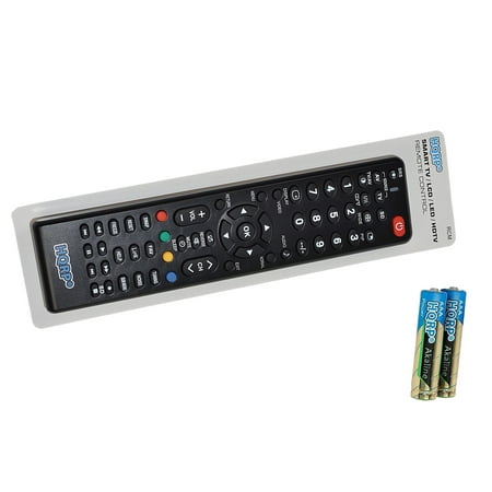 HQRP Remote Control for Panasonic TC-P42S60, TC-P42U2, TC-P42X1, TC-P42X3, TC-P42U1 LCD LED HD TV Smart 1080p 3D Ultra 4K Plasma + HQRP