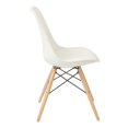 thumbnail image 3 of AveSix Allen Collection Guest - Chair - plastic, wood - white, 3 of 3