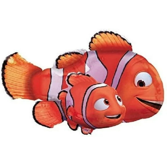 12" FINDING NEMO Mini Shape Balloon (Air-Fill Only) • Party Supplies Decorations Foil Mylar Balloon