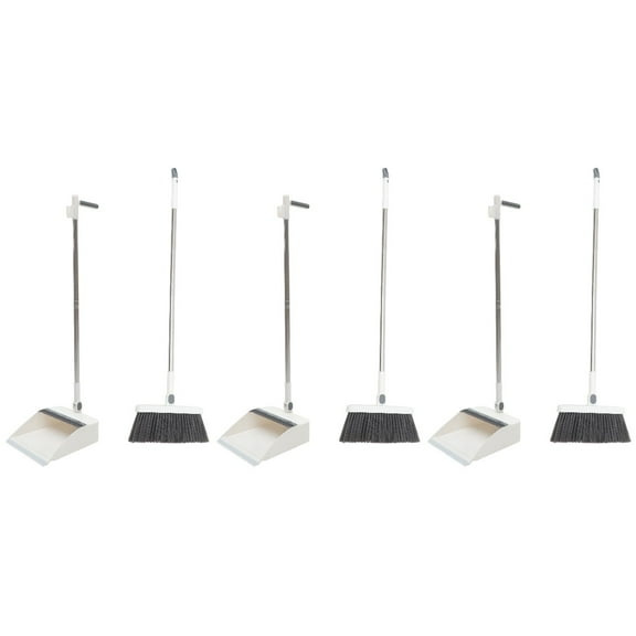 3 Sets Home Cleaning Supplies Dustpan for Apartment Essentials Store Child White
