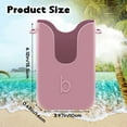 thumbnail image 2 of PADUKU 2PCS Silicone Phone Holder for Bogg Bags, Compatible Phone Case Attachment, Beach Tote Bag Accessory – Ideal Phone Holder for Bogg & Similar Beach Bags (Black), 2 of 7