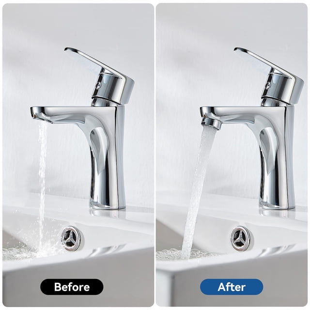 Guardoinrt 4pcs Boost Water Efficiency With 4Pcs In 1 Pack Nozzle Universal-fit Bathroom Aerator Silver 1Set