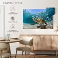 thumbnail image 5 of Elephant Stock Curacao Fish And Turtle Wall Art - Horizontal Canvas Wall Art - Living Room Wall Decor - Animal Canvas - Teal And Blue Decor - 12" x 8", 5 of 8