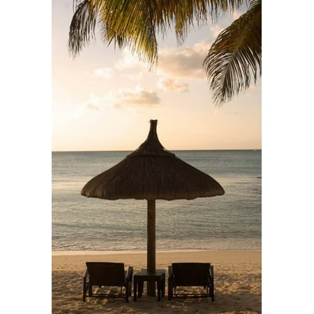 Mauritius Beach Scene Umbrella Chairs Palm Fronds Canvas Art Peter Mauritius Beach Scene Umbrella Chairs Palm Fronds Canvas Art Peter Skinner Danitadelimont 11 X