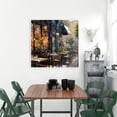 thumbnail image 2 of Café d'Angle - Toile 36"x36 Pouces - Impression à la Demande, 2 of 5