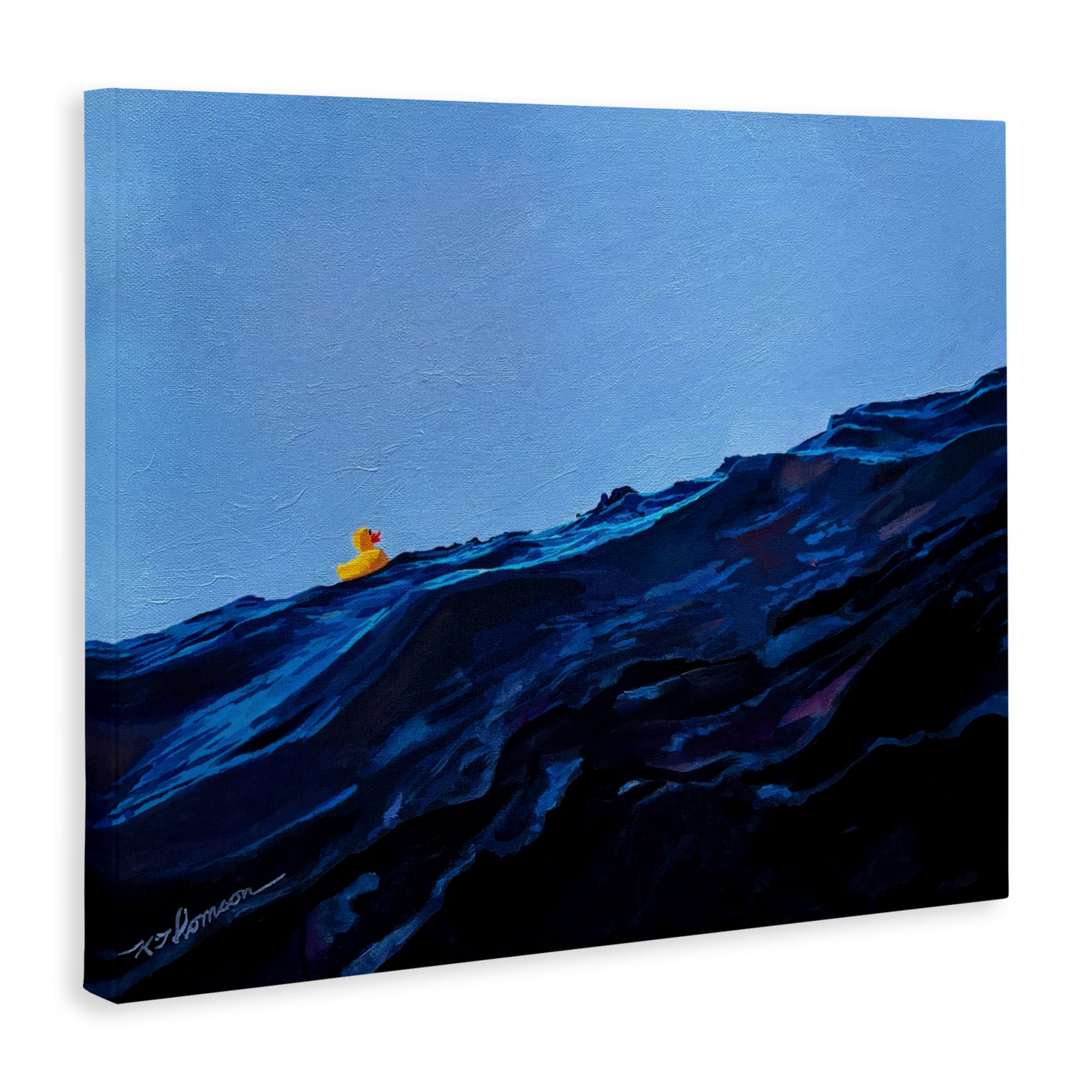 You're The One Duck Canvas Wall Art, design by Keith Thomson