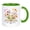 Green, variant on Enjoy The Next Chapter 2026 Ceramic Coffee Mug for Women, NEW Funny Floral Book 11oz Coffee Cup Gifts for Coworker, Retirement Farewell Mug Gifts, Going Away Good Luck Graduation Present