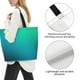 thumbnail image 3 of Balery Green Turquoise Teal Bolsa Tote Estilo Estético con Cremalleras, Bolsa de Hombro, Bolsa de Compras Grande y Plegable, 3 of 8