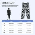 thumbnail image 3 of Mens Pajama Pants, Classica Floral Baroque Pattern Soft Sleep & Lounge Pants for Men, Cuteness Casual PJ Bottoms Pants with Pockets, 3 of 7