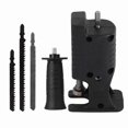 thumbnail image 1 of Electric Drill to Saw Adapter Tight Connection Chainsaw Conversion Head with 3 Saws Black, 1 of 4