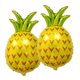 thumbnail image 1 of 2 Pcs Establecen Decoración Globo de Hoja Sunnimix Globo de aluminio de piña, 1 of 5
