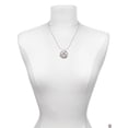 thumbnail image 3 of Delight Jewelry Stainless Steel Disc Nevertheless She Persisted Silvertone Grandmother Ring Charm Necklace, 18", 3 of 4