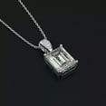 thumbnail image 3 of Silver Shop 2.20Ct Cubic Zirconia Women's Pendant 14k White Gold Finish, 3 of 5