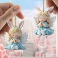 thumbnail image 7 of Summercome Easter Cute Angel Pendant, Winged Bunny Ear Girl Pendant, Cute Acrylic Christmas Tree Ornament, for Easter Party Decorations, 7 of 7
