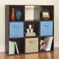 thumbnail image 4 of ClosetMaid 9 Cube Wood Stackable Bookcase Display Shelf Organizer, Espresso, 4 of 6