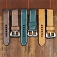 thumbnail image 4 of ZWP Retro Cowhide Watchstrap 18mm 20mm 22mm 24mm Men Replacement Wist Bracelet Watch Band, 4 of 5
