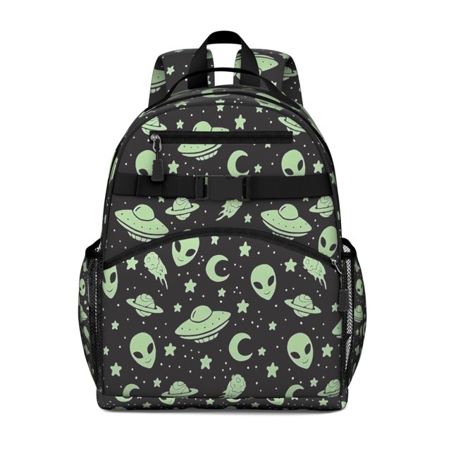 Starry Night Toddler Backpack Adjustable Padded Straps Chest Buckle Large Capacity Durable Bookbag