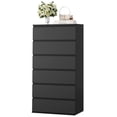 thumbnail image 5 of Homfa 7 Drawer Dresser for Bedroom, Modern Tall dresser Chest of Drawers for Living Room, Black, 5 of 7