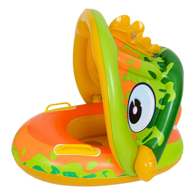 Flotador inflable con dibujos animados para bebés, piscina infantil, duradero, flotadores para bebés, flotador para el baño de bebés.