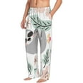 thumbnail image 2 of Disketp Cute Cartoon Sloth Men'S Pajama Pants - Ultra Soft Fleece Sleep And Lounge Pants (Size: S-Xxl), 2 of 9
