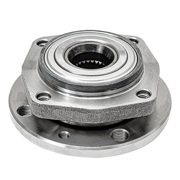 Detroit Axle - Front Driver or Passenger Side Wheel Hub and Bearing Assembly Replacement for 1986-1989 Saab 9000 4 Lug 513127