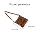 thumbnail image 3 of 1Pc Leopard Printed Storage Bag Fashion Corduroy School Bag One-Shoulder Bag, 3 of 3