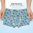 thumbnail image 3 of Yiaed Rose Flowers Print Boys' Boxer Briefs Cotton Casual Stretch Comfort Boys Boxers - Kids Boxer Briefs Underwear for Boys (6-18)-XX-Small, 3 of 5