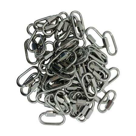 50 Pcs 5/32" Stainless Steel 316 Quick Link Shackle Boat Marine 250 LBS WLL