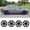 15 inch- Black Lacquer, variant on 15 inch Hubcaps for 2009-2019 Toyota Corolla, ABS&PC Wheel Rims Cover, Snap-On Black Lacquer(Set of 4)