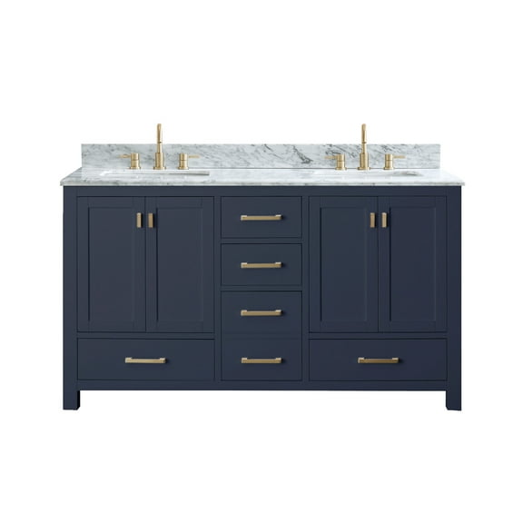 Avanity Modero-Vs60-C Modero 60" Free Standing Double Basin Vanity Set - Blue