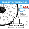 thumbnail image 2 of Duzzy Umbral de ducha plegable de 118 pulgadas, presa de agua, barrera de tapón de agua para ducha de silicona, ideal para acceso en silla de ruedas, apto para accesibilidad, duchas para discapacitado, 2 of 5