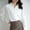 White, variant on Womens Long Sleeve Button Down Shirt for Casual Loose Shirt Womens Tops Raglan Sleeves