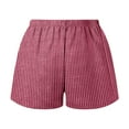 thumbnail image 5 of JIKNTTR Summer Cute Shorts For Women Comfy Lightweight Women's Shorts Cute Soft Stripe Print Boxer Shorts Running Yoga Sports Shorts Summer Fashion Comfy Shorts with Pockets, 5 of 5