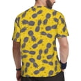 thumbnail image 2 of Wukai Summer Pineapple Print Men's Short-Sleeved Mesh T-Shirt,Quick-Dry Short Sleeve Workout T-Shirt-Medium, 2 of 8