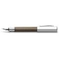thumbnail image 4 of Faber-Castell Ondoro Smoked Oak Fountain Pen - Medium, 4 of 4