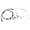 thumbnail image 1 of pstuiky Juego de dos pulseras pulsera magnética de pareja con atracción pulsera con colgante especial decoración para eventos y fiestas., 1 of 1