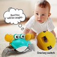 thumbnail image 5 of Adakot Blue Crawling Crab Baby Toys Touch and Walk Music Light Baby Crawling Toys for Kids, Interactive Learning Development Toddler Toy, Baby Toys 12-18 Months Gift Toys, 5 of 7
