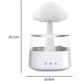 thumbnail image 7 of Rain Cloud Humidifier Ultrasonic Mist Maker Fog Generator Aroma Lamp for Oils Diffuser for Home Power 5V 2A no Rechargeable (White), 7 of 7