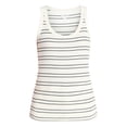 thumbnail image 6 of Time and Tru Women's Ribbed Tank Top, Sizes XS-XXXL, 6 of 6