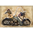 thumbnail image 2 of Bolokofsky, Ronald 24x17 White Modern Wood Framed Museum Art Print Titled - Easy Rider, 2 of 4