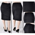 thumbnail image 2 of Jack david Womens Plus Size Stretch 24'' Length Casual Twill Cotton Skirt A500, 2 of 6