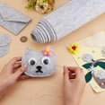 thumbnail image 3 of 118x9.8 Inch Felt Fabric Roll Craft Felt Cloth 2mm Thick Single Face Light Grey Non-Woven Polyester Craft Fabric for Sewing Quilting Handwork Project DIY, 3 of 6
